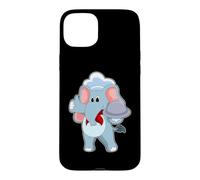 Elephant Cuisinier Cloche Cuisiner Coque pour iPhone 15 Plus