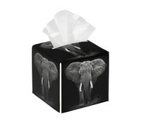 Éléphant D'Afrique Boîtes À Tissus Carrée Distributeur De Mouchoirs Moderne Distributeur De Serviettes pour Salle À Manger Maison Table À Manger Commode