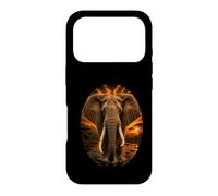 Éléphant d'Afrique Safari Coucher de Soleil Nature Amoure Coque pour iPhone 17 Pro