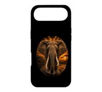 Éléphant d'Afrique Safari Coucher de Soleil Nature Amoure Coque pour iPhone Air
