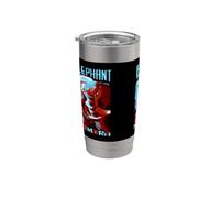 Éléphant d'Afrique, symbole de la mémoire Gobelet isotherme en acier inoxydable double paroi