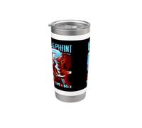 Éléphant d'Afrique, symbole de la mémoire Gobelet isotherme en acier inoxydable double paroi