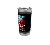 Éléphant d'Afrique, symbole de la mémoire Gobelet isotherme en acier inoxydable double paroi