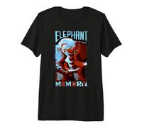 Éléphant d'Afrique, Symbole de la mémoire T-Shirt Haut de Gamme