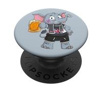 Éléphant d'Angleterre PopSockets PopGrip Adhésif