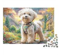 Éléphant de Dessin animé 300 Piece De Belles Images Puzzle - Jeu Cérébral, Décoration Maison & Plaisir Éduchatif Apaisant (Défi en Groupe)