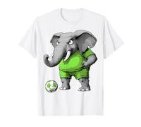 Éléphant de Football/Footballeur éléphant T-Shirt