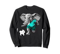 Éléphant de Footballeur Sweatshirt