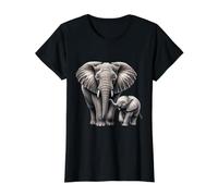 Elephant de mère et de Mollet | Amant Elefant T-Shirt Graphique avec Valeur