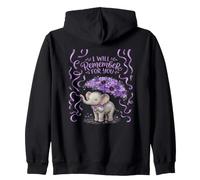 Éléphant de Sensibilisation à la démence I Will Remember for You Sweat à Capuche