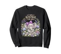 Éléphant de Sensibilisation à la démence I Will Remember for You Sweatshirt