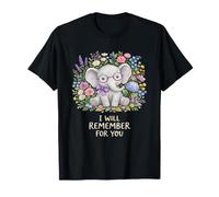 Éléphant de Sensibilisation à la démence I Will Remember for You T-Shirt