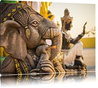 Elephant divinité en Thaïlande Format: toile 80x60auf, XXL énormes Photos complètement encadrés par la civière, l'impression de l'image Art mural avec cadre, moins cher que peintures à l'huile et de l'image, aucune affiche ou poster