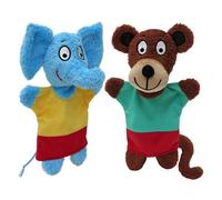 Eléphant Eda l'éléphant + Pepa le singe - lot de 2