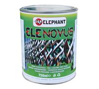 ELEPHANT ELENOVUS Vernis de protection pour métal, gris perle, 750 ml, multicolore, application directe sur rouille, finition satinée
