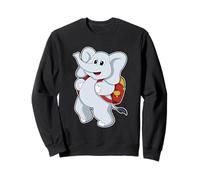 Elephant Élève Sac à Dos École Sweatshirt