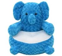 Éléphant en peluche - vidaXL - 80240 - Bleu - 55x50x50 cm - Pour enfants à partir de 3 ans