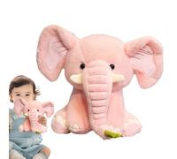 Éléphant en peluche, mignon, éléphant en peluche avec de grandes oreilles - Peluche éléphant, mignon, 9,84 pouces, doux, confortable pour les statistiques de naissance, fête prénatale