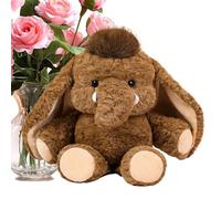 Éléphant en peluche - Peluche douce - 40 cm - Adorable poupée éléphant - Grande peluche - Décoration d'intérieur pour chambre d'enfant - Compagnon confortable - Pour chambre d'enfant, canapé, lit