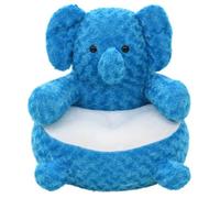 Éléphant En Peluche Bleu