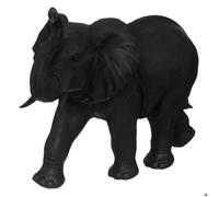 Statuette Déco "Éléphant Résine" 70cm Gris Foncé