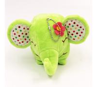 Éléphant Floral Super Kawaii 12cm Env. Poupée En Peluche, Ventouse, Voiture, Chambre Et Fenêtre, Pendentif Animal Crossing