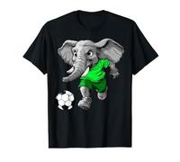 Éléphant Footballeur T-Shirt Graphique avec Valeur
