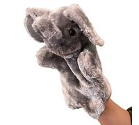 Elephant Hand Puppet, Charlettel Puppet Plush Toy, Soft Animal Hand Pluxe, Encourage La Créativité, S'adapte À La Plupart Des Adultes, 26x15x5cm, Idéal Pour Le Jeu De Rôle Et Les Spectacles De Marionn