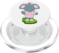 Elephant Infirmière Porte-Bloc PopSockets PopGrip pour MagSafe