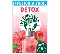 ELEPHANT Infusion à froid Détox 15 sachets