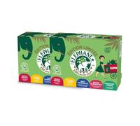 Éléphant | Infusion Coffret édition limitée Découverte | 50 Sachets de Thé Pyramid | Assortiment de 5 Infusions | Sans caféine | Sachets de Thé d'Origine Végétale (Lot de 2)