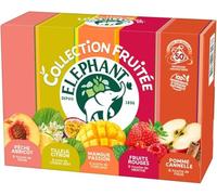 Elephant, Infusion Collection Fruitée Découverte, Assortiment de 5 Infusions, Ingrédients d'Origine 100% Naturelle, 50 Sachets Pyramid