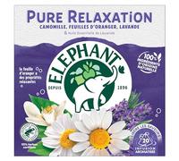 Elephant, Infusion Pure Relaxation, Goût Camomille, Feuille d'Oranger et Lavande, Ingrédients d'Origine 100% Naturelle, 20 Sachets Pyramid