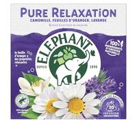 ELEPHANT - Infusion Relaxante Camomille, Feuilles d’Oranger et Lavande, Saveur Douce (25 sachets) - Lot de 3 - vendu par Lot