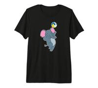 Éléphant Joue au Volleyball T-Shirt Haut de Gamme