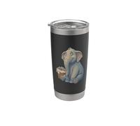 Éléphant Jour De Lessive Gobelet isotherme en acier inoxydable double paroi
