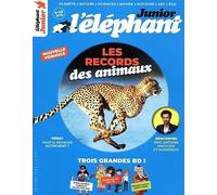 Collectif – Elephant Junior N° 17 – Les records des animaux – Broché