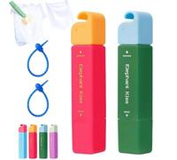 Elephant Kiss Magic Pen Stain Remover, 2025 New 3-Second Stain Removal, On The Go Spot Cleaner, Portable Travel Instant Stain Remover for Clothes, No Washing Laundry Cleaning Supplies (1, 2 Piezas A)