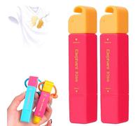 Elephant Kiss Stain Remover, 3-Second Stain Remover Pen, 12ml on The Go Spot Cleaner, Portable Instant Stain Removers, Double Head Instant Treater Sticks, Travel & Pocket-Sized (2, D)