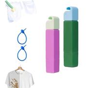 Elephant Kiss Stain Remover Pen, Double Head Instant Treater Sticks 3-Second Stain Removal Tackles Stubborn Stains, Travel Stain Remover for On-The-Go Cleaning No Washing (2, D)
