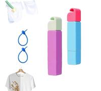 Elephant Kiss Stain Remover Pen, Double Head Instant Treater Sticks 3-Second Stain Removal Tackles Stubborn Stains, Travel Stain Remover for On-The-Go Cleaning No Washing (2, A)