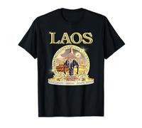 Eléphant laotien 3 têtes Erawan bouddhiste Laos T-Shirt