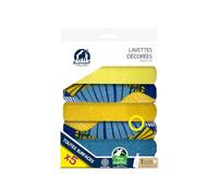 ELEPHANT Lavettes décorées x5