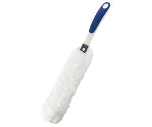 ÉLÉPHANT Maison - Plumeau Microfibre - Capture Poussière Sans La Faire Voler - Housse Amovible Lavable en Machine - Manche Ergonomique Anti-Glisse - Hygiénique & Écologique - Fabriqué en France