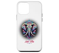 Éléphant Mandala Boho Yoga Spirituel Coloré Esthétique Art Coque pour iPhone 12 Mini