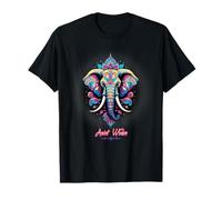 Éléphant Mandala Boho Yoga Spirituel Coloré Esthétique Art T-Shirt