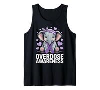 Éléphant mignon de sensibilisation aux surdoses Débardeur