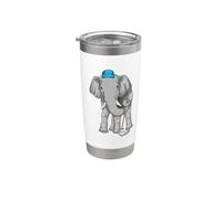 Elephant Nettoyeur Balai à franges Nettoyage Gobelet isotherme en acier inoxydable double paroi