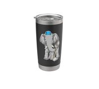 Elephant Nettoyeur Balai à franges Nettoyage Gobelet isotherme en acier inoxydable double paroi