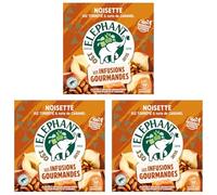 Eléphant Noisette, Riz torréfié & touche de caramel 20xPYR (Lot de 3)
